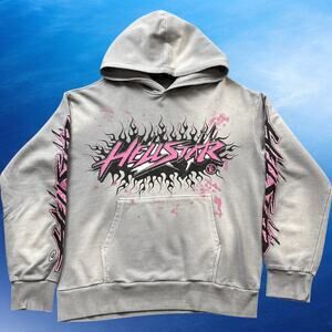 Women's Grey Hellstar Hoodie